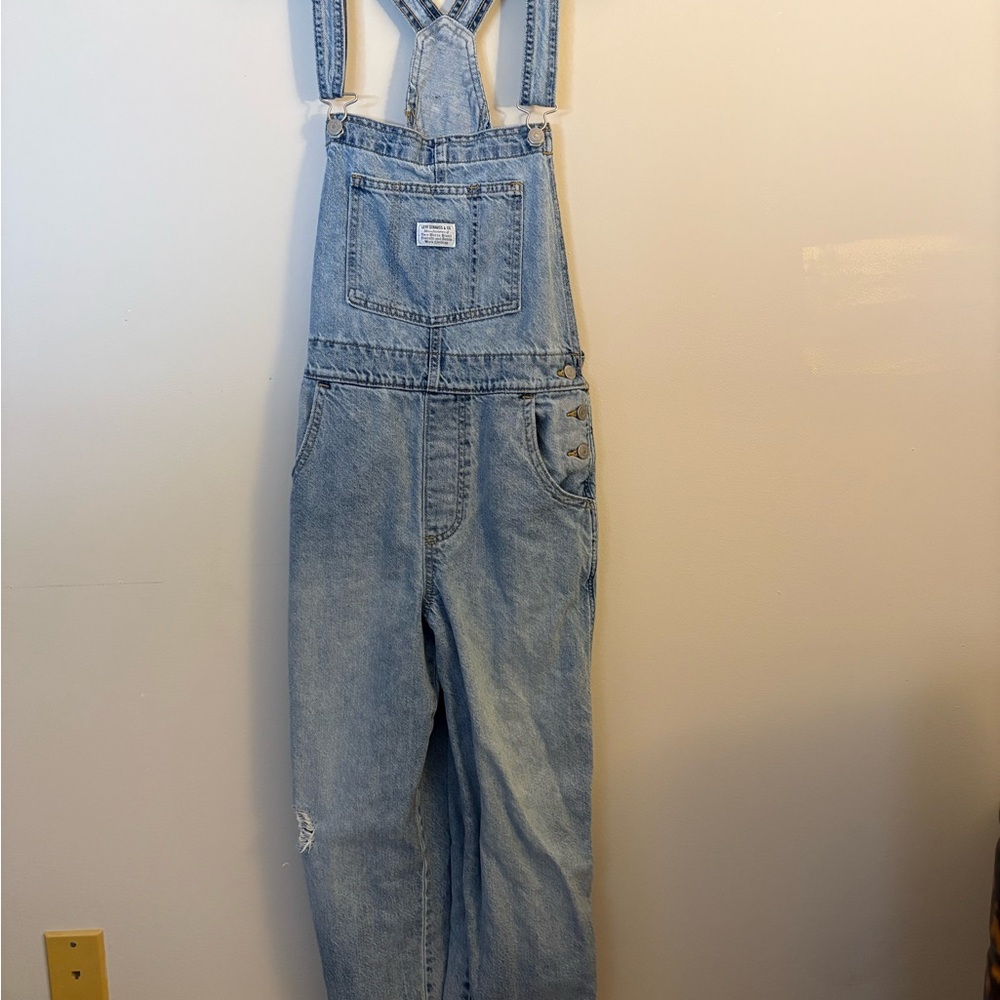 Levi's Classic Blue Denim Overalls